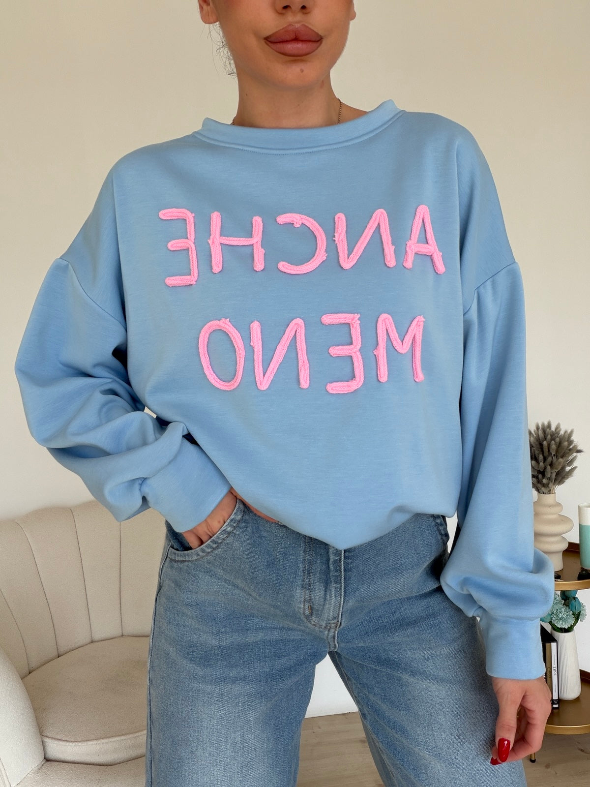 FELPA-ANCHE MENO-SKY