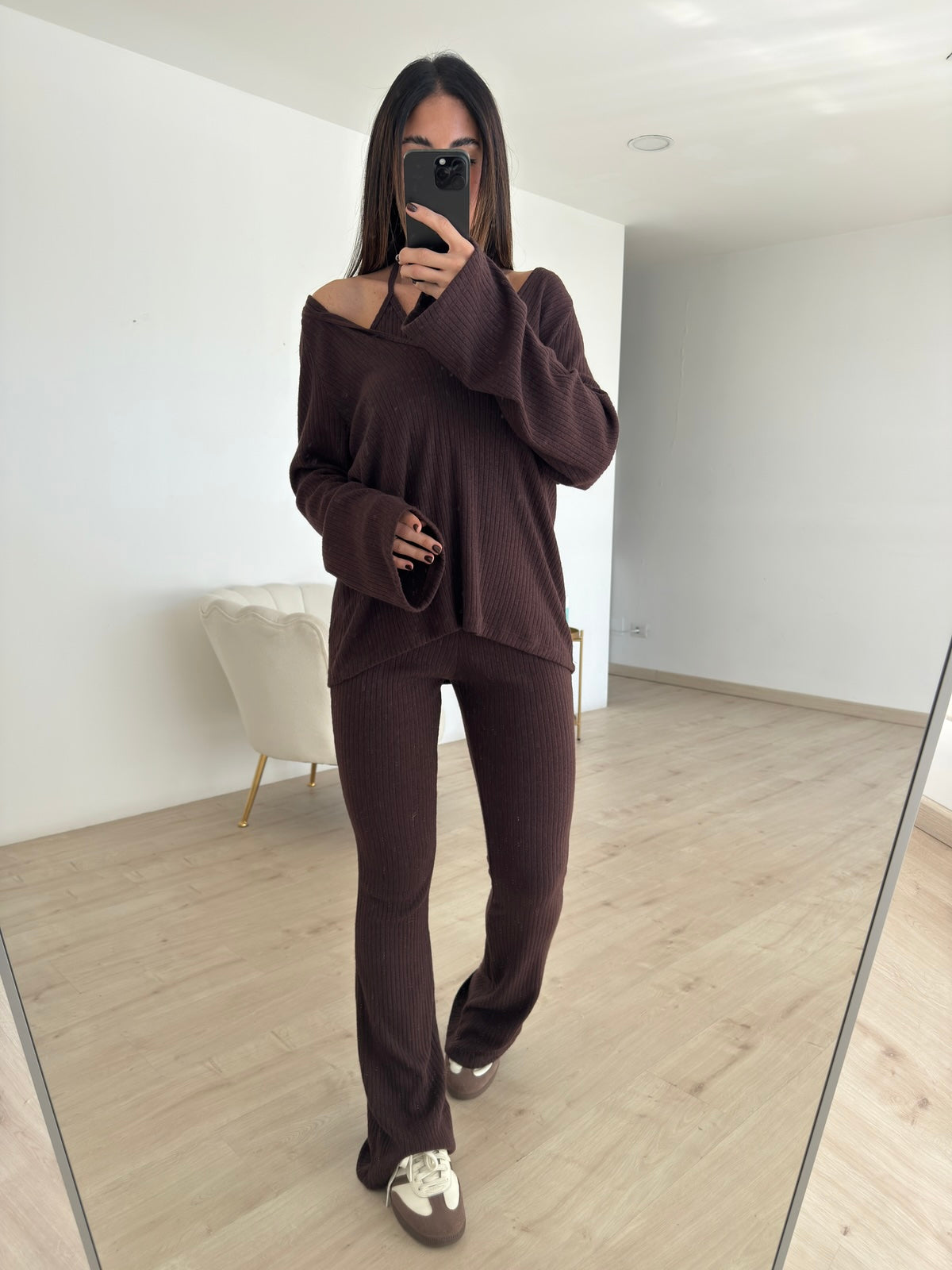 COORDINATO COSTILLAS CHOCO