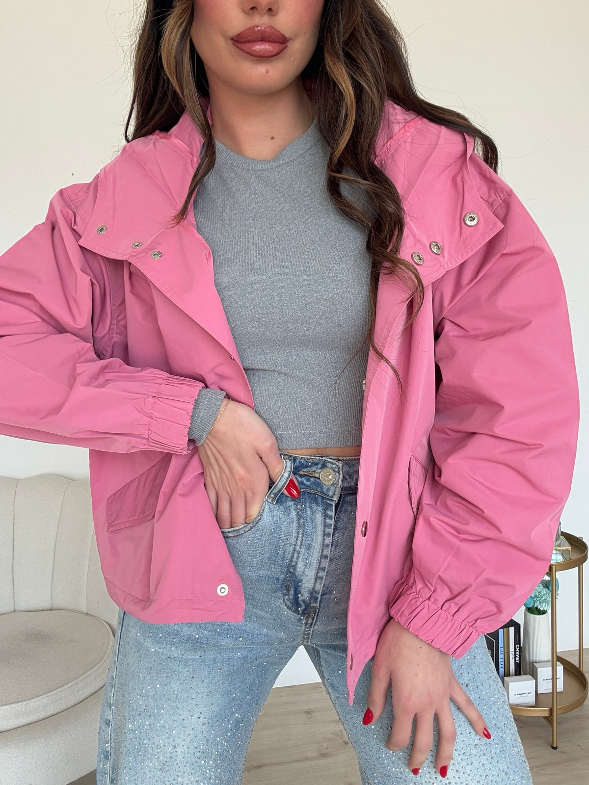 01372-BOMBER MUST PINK