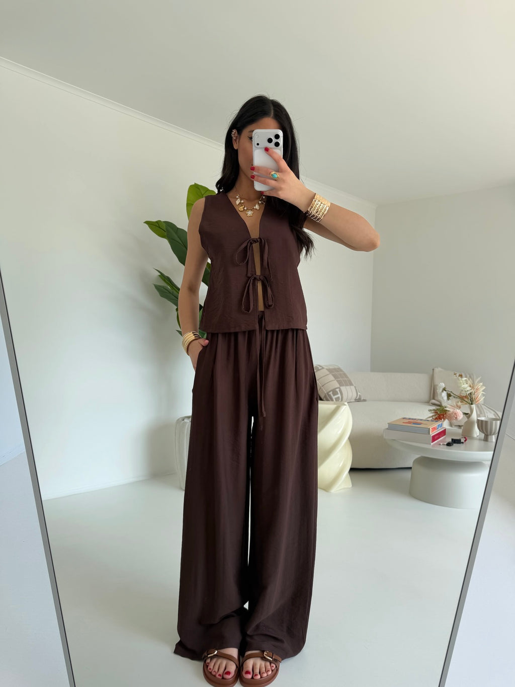 COORDINATO FLAKE CHOCO