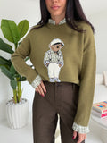 HY69822-PULL TEDDY OLIVA