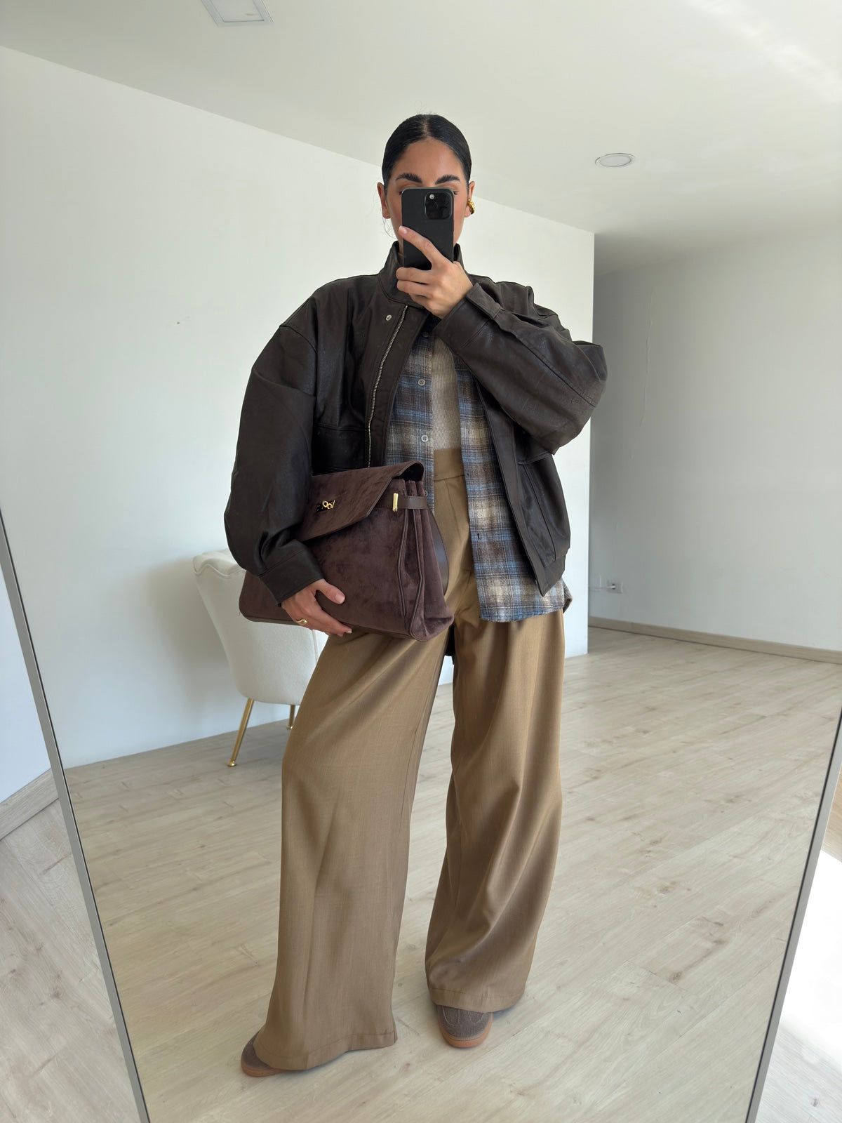 NEW PANTALONE PALAZZO BISCOTTO