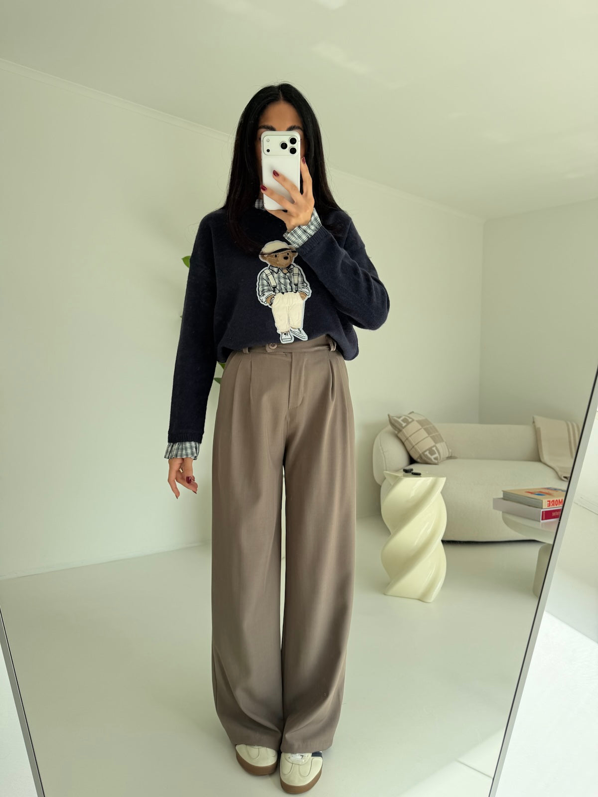 HY69822-PULL TEDDY NAVY