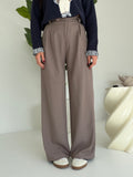 NEW PANTALONE PALAZZO TAUPE