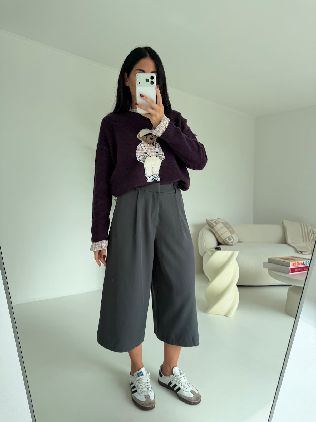 81855-PANTALONE 7/8 GREY
