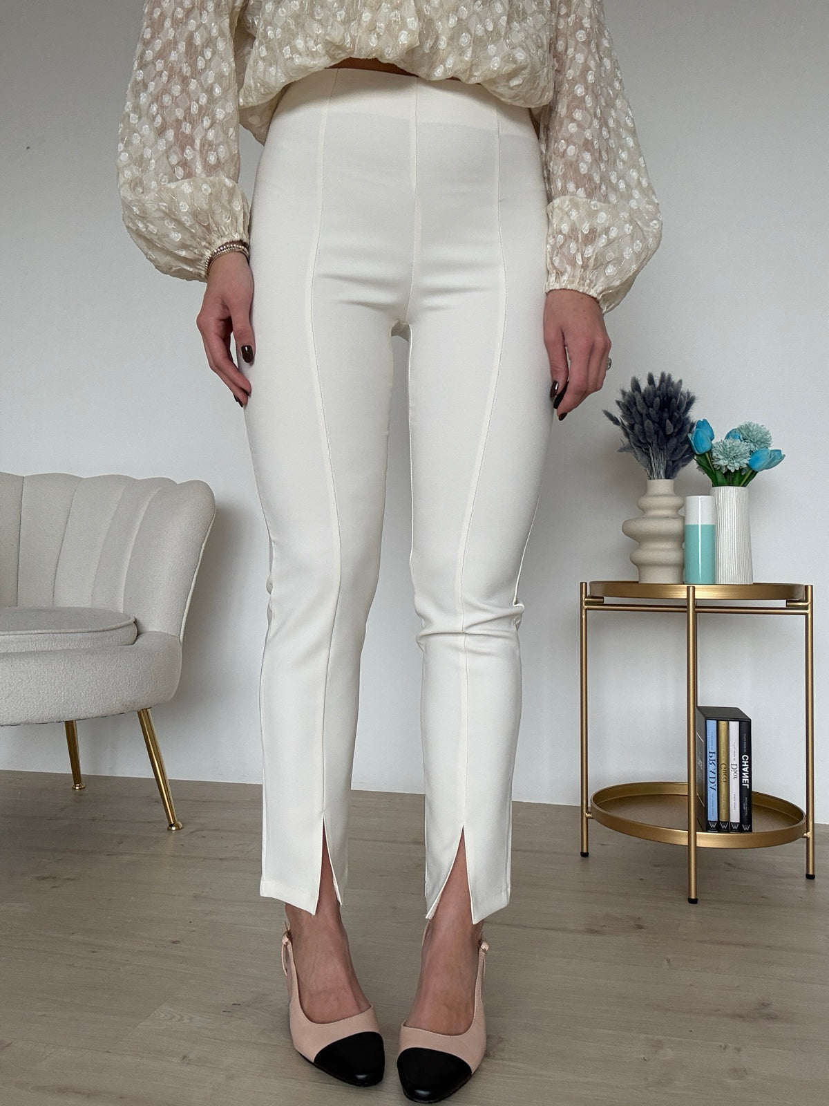 W680-PANTALONE SPACCHETTI MILK