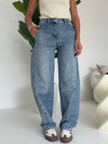 A5054-JEANS SLOUCHY CUCITURE