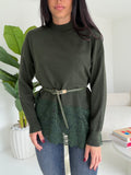 HW69412-PULL+CINTURA VERDE