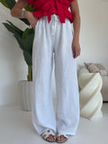 PANTALONE 100%LINO MILK