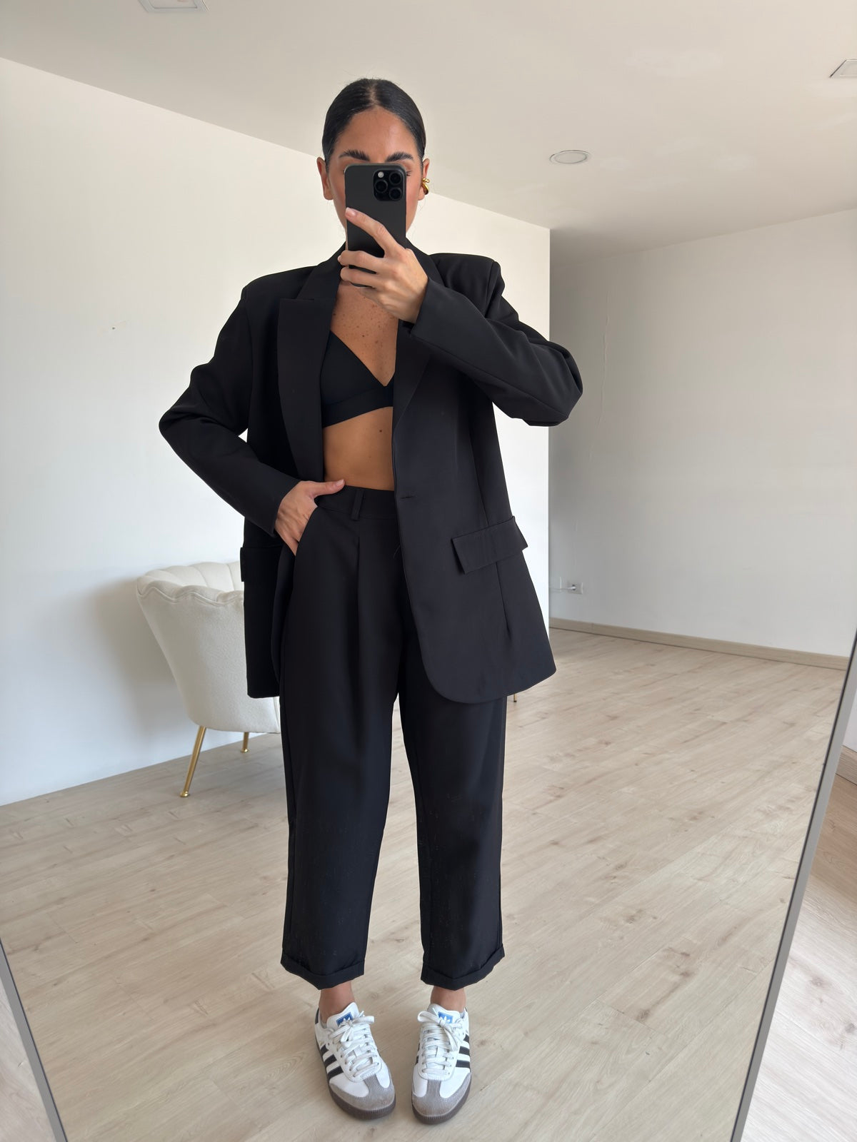TAILLEUR OVERSIZE NERO
