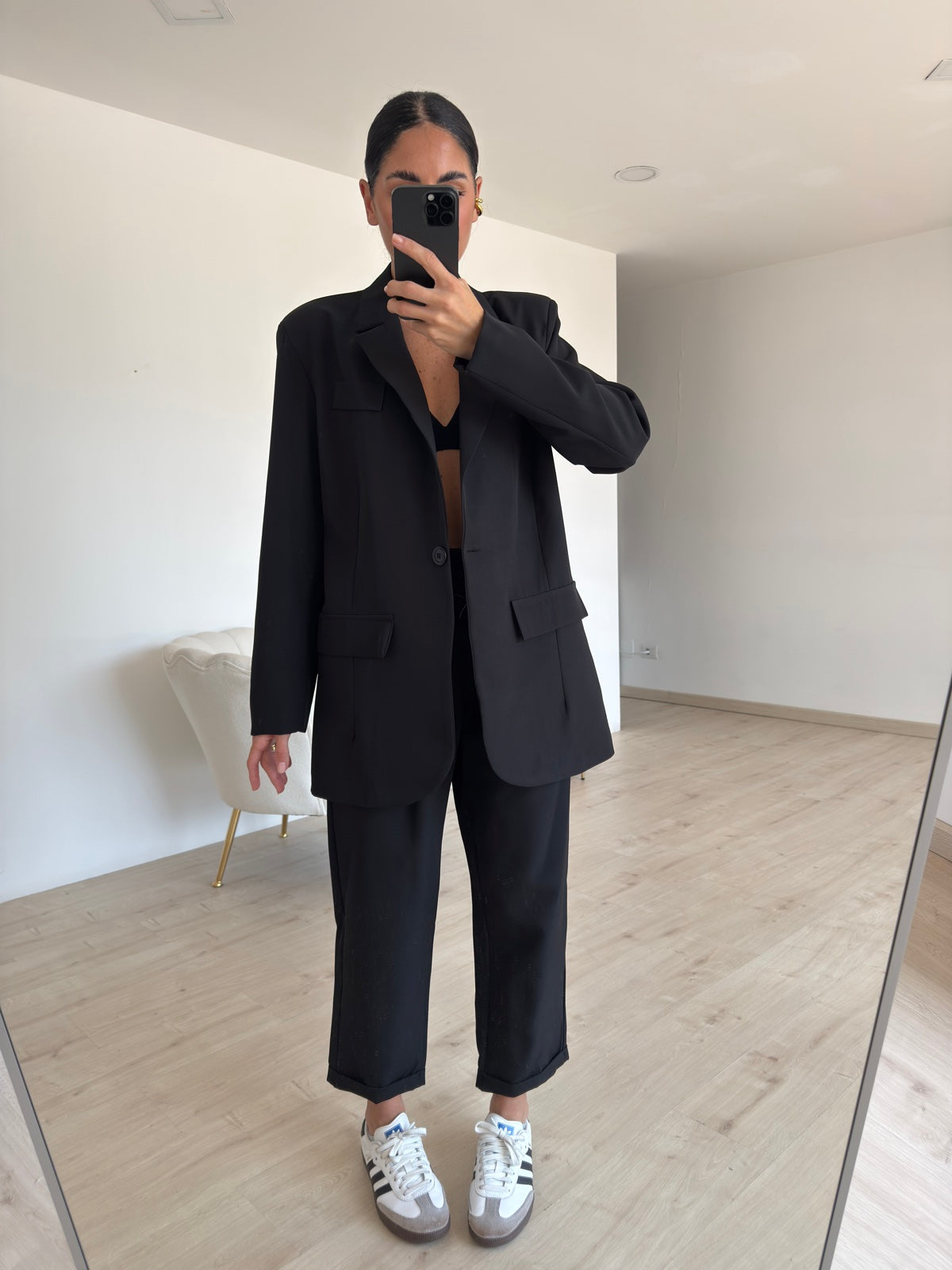 TAILLEUR OVERSIZE NERO