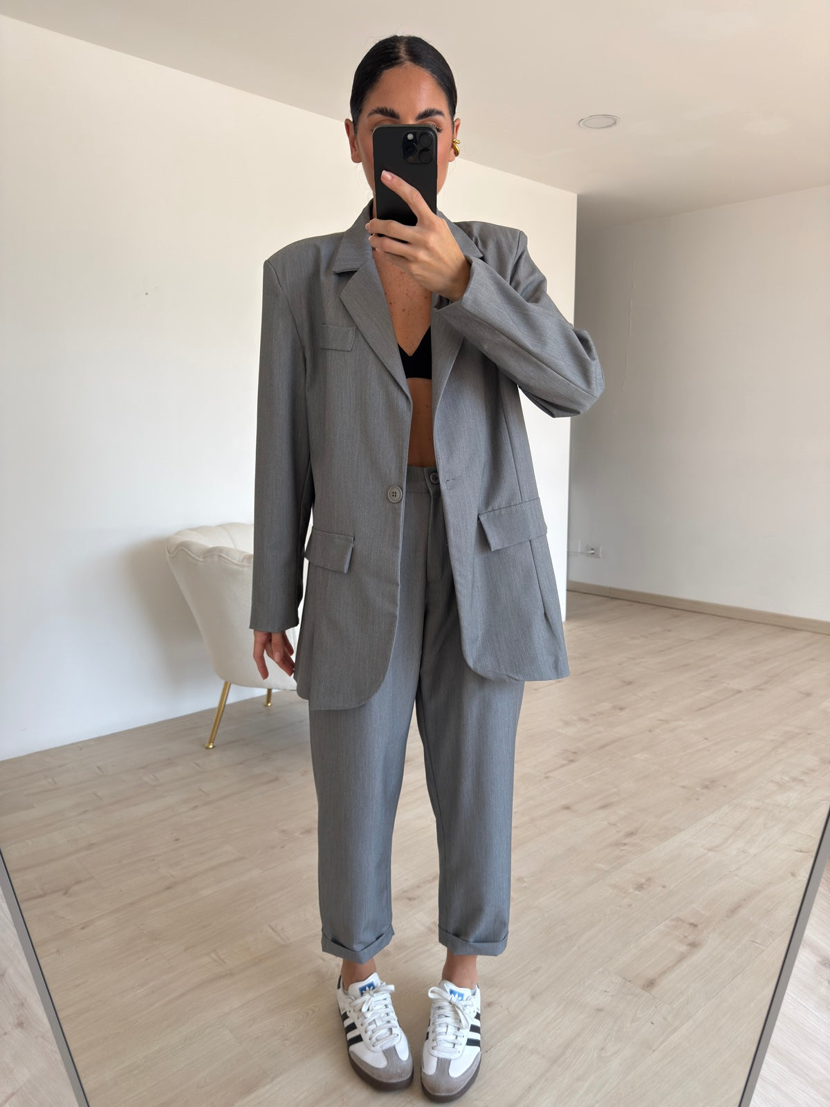 TAILLEUR OVERSIZE GREY