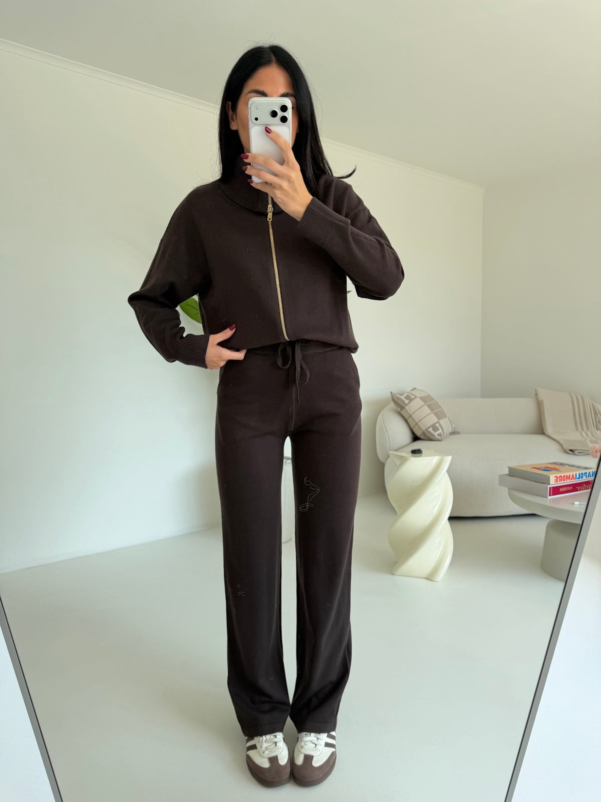 WBE84140CV-COORDINATO MAGAZINE CHOCO