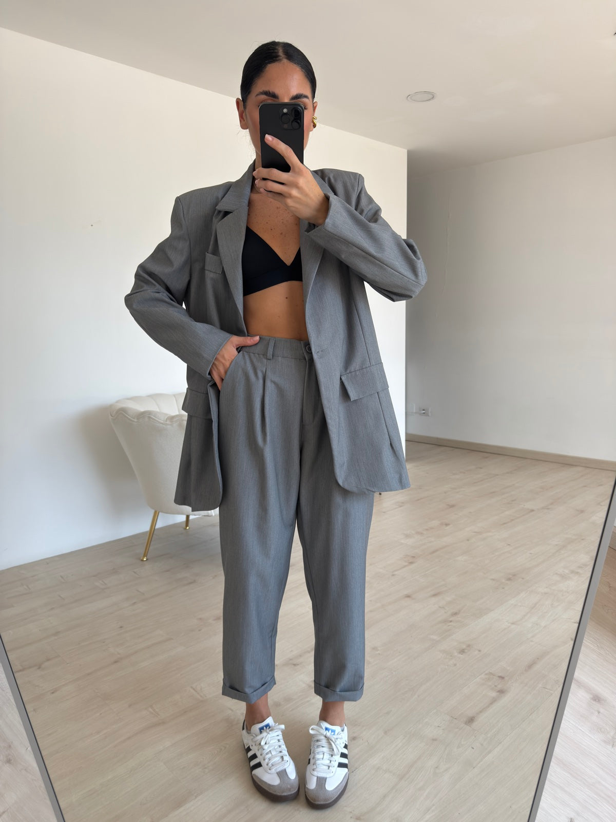 TAILLEUR OVERSIZE GREY
