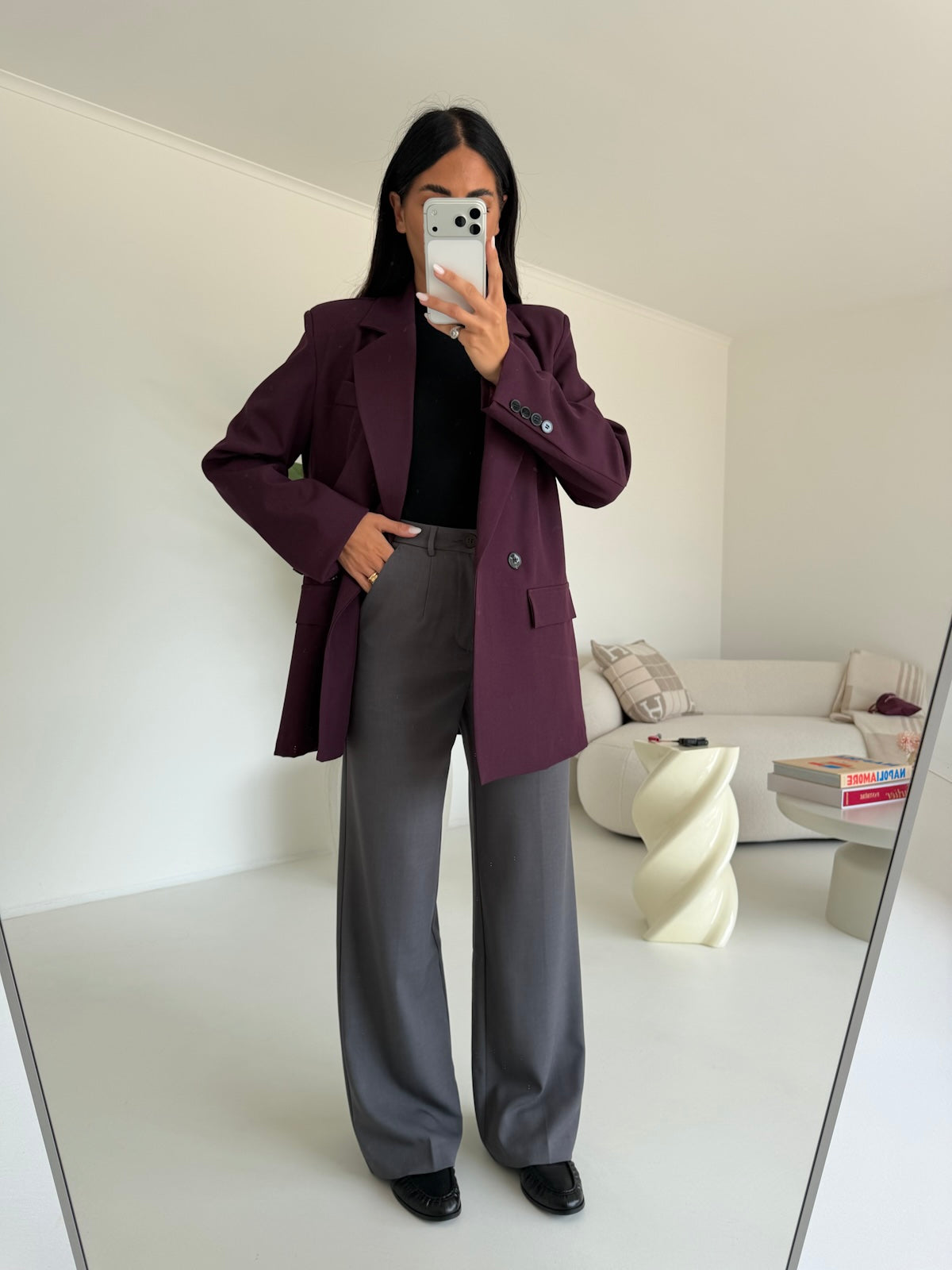 VS9002-17-PANTALONE PALAZZO BISTROT GREY
