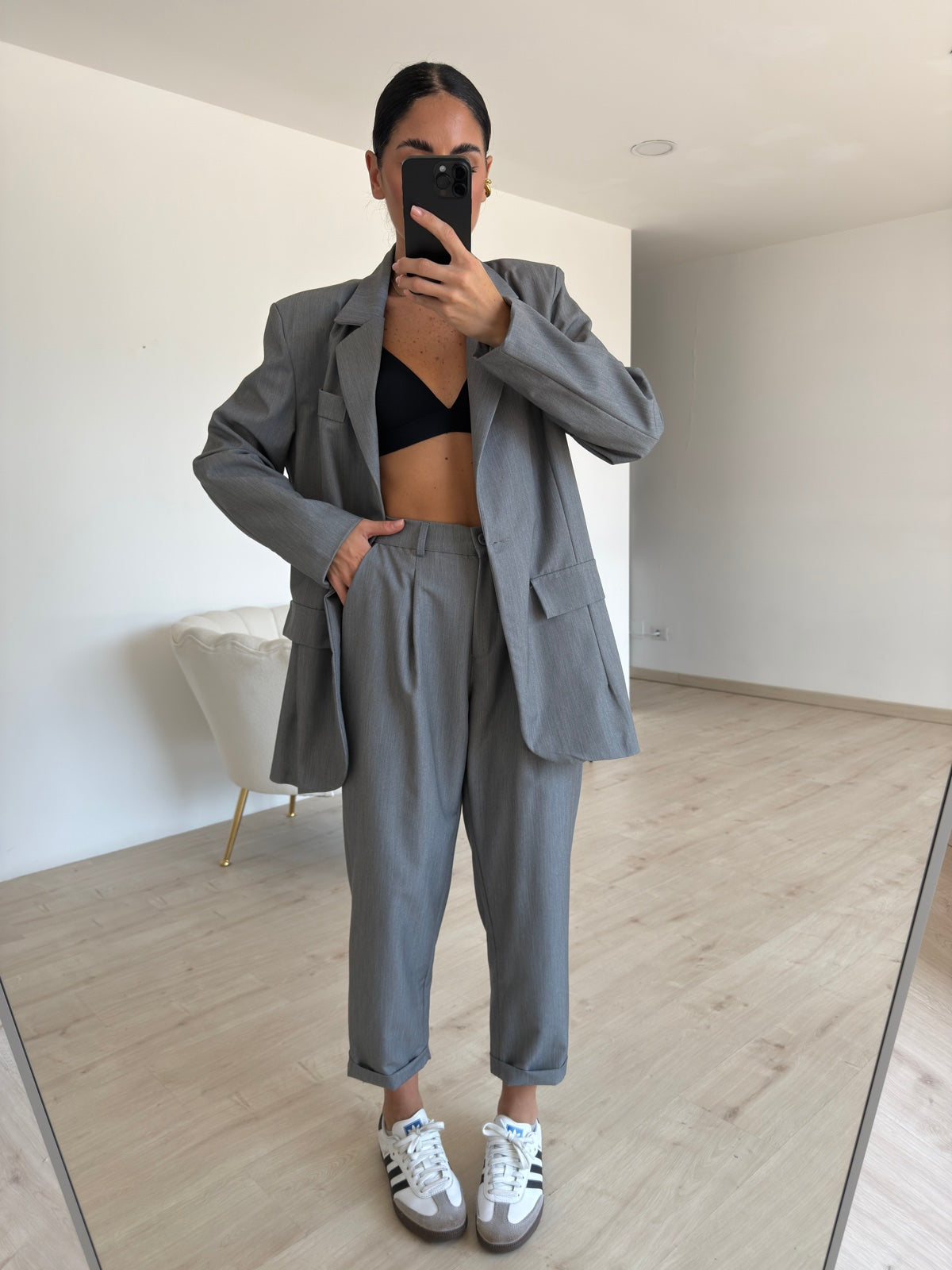 TAILLEUR OVERSIZE GREY
