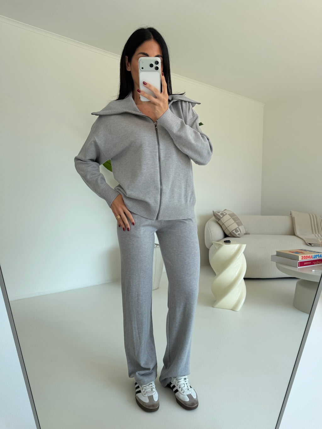 WBE84140CV-COORDINATO MAGAZINE GREY