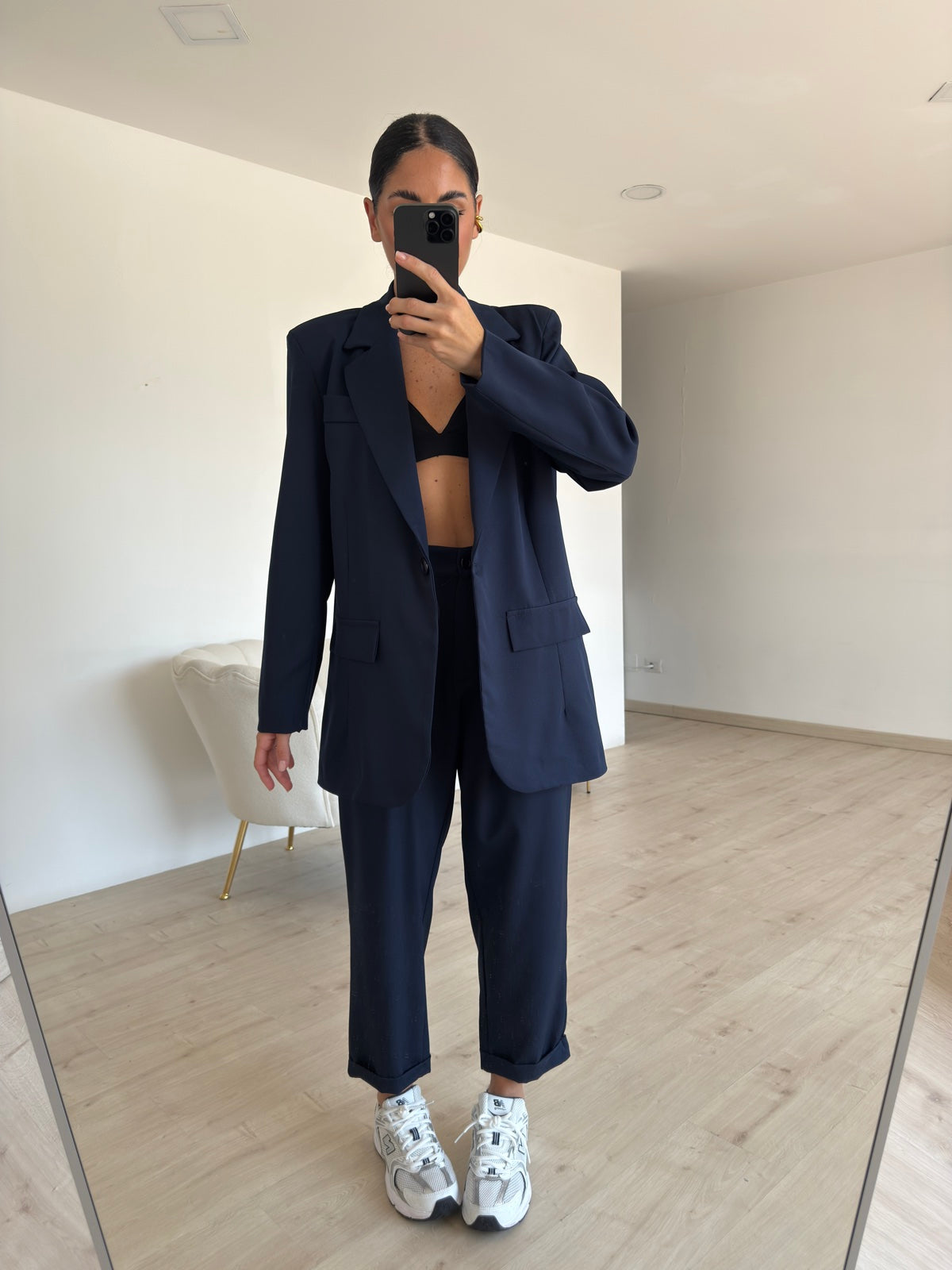 TAILLEUR OVERSIZE NAVY