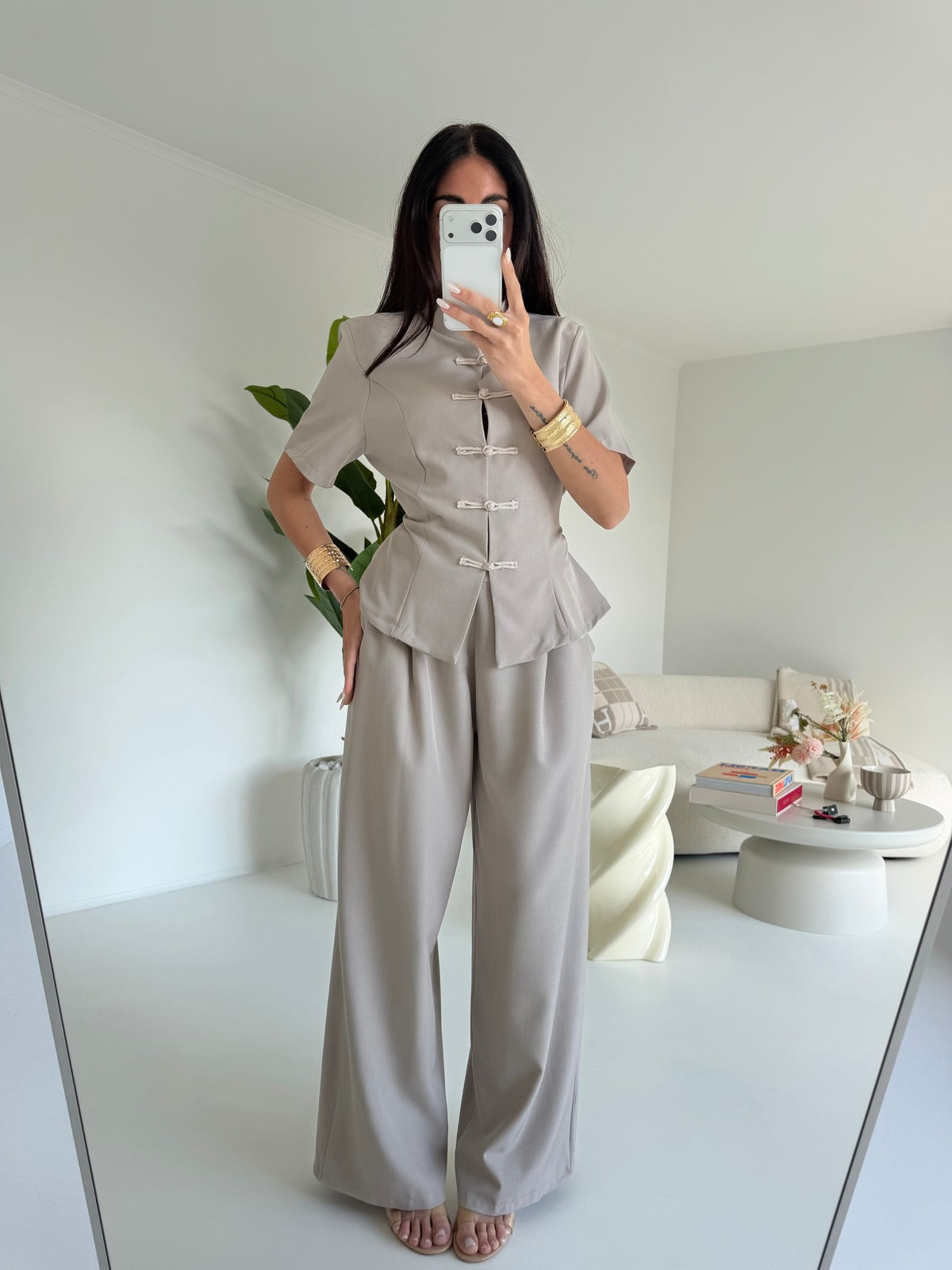 TAILLEUR SHANGHAI TAUPE