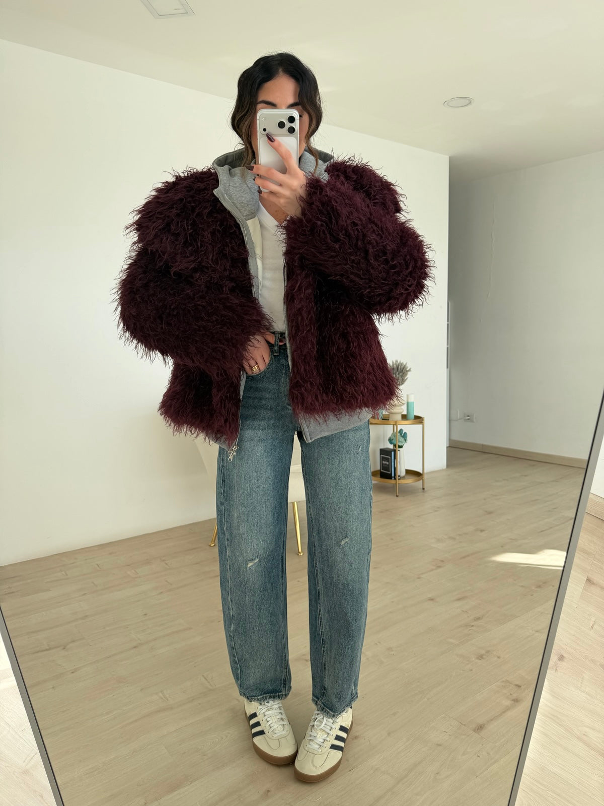 66051-ECO PELLICCIA ADDISON WINE