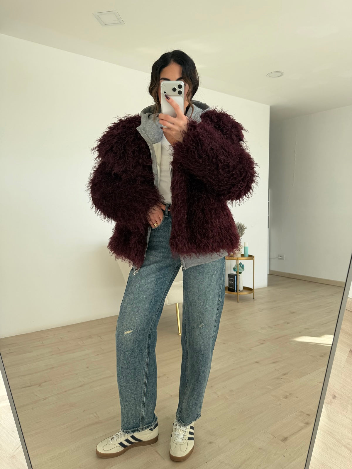 66051-ECO PELLICCIA ADDISON WINE