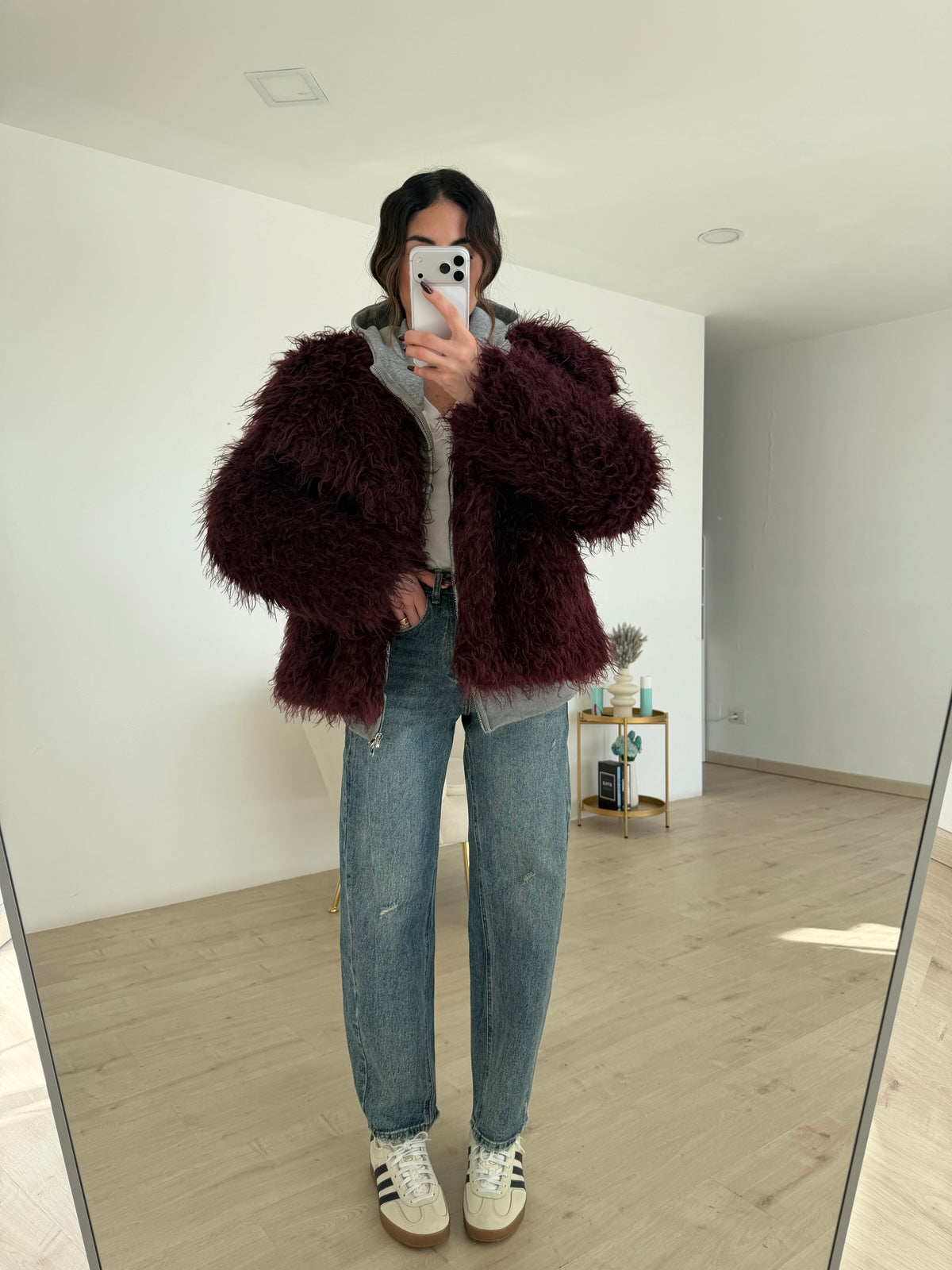 66051-ECO PELLICCIA ADDISON WINE