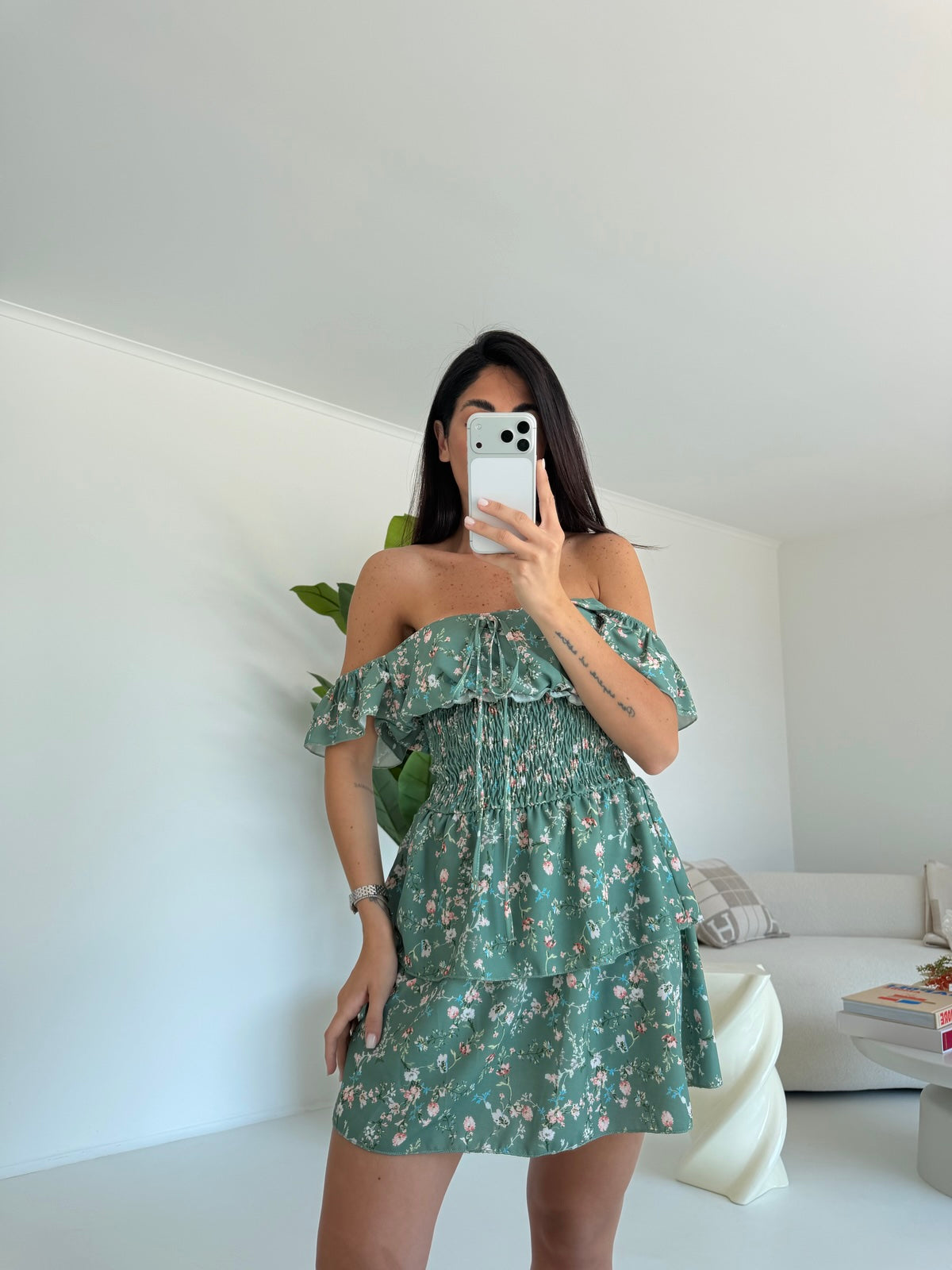 MINI ABITO TURY VERDE