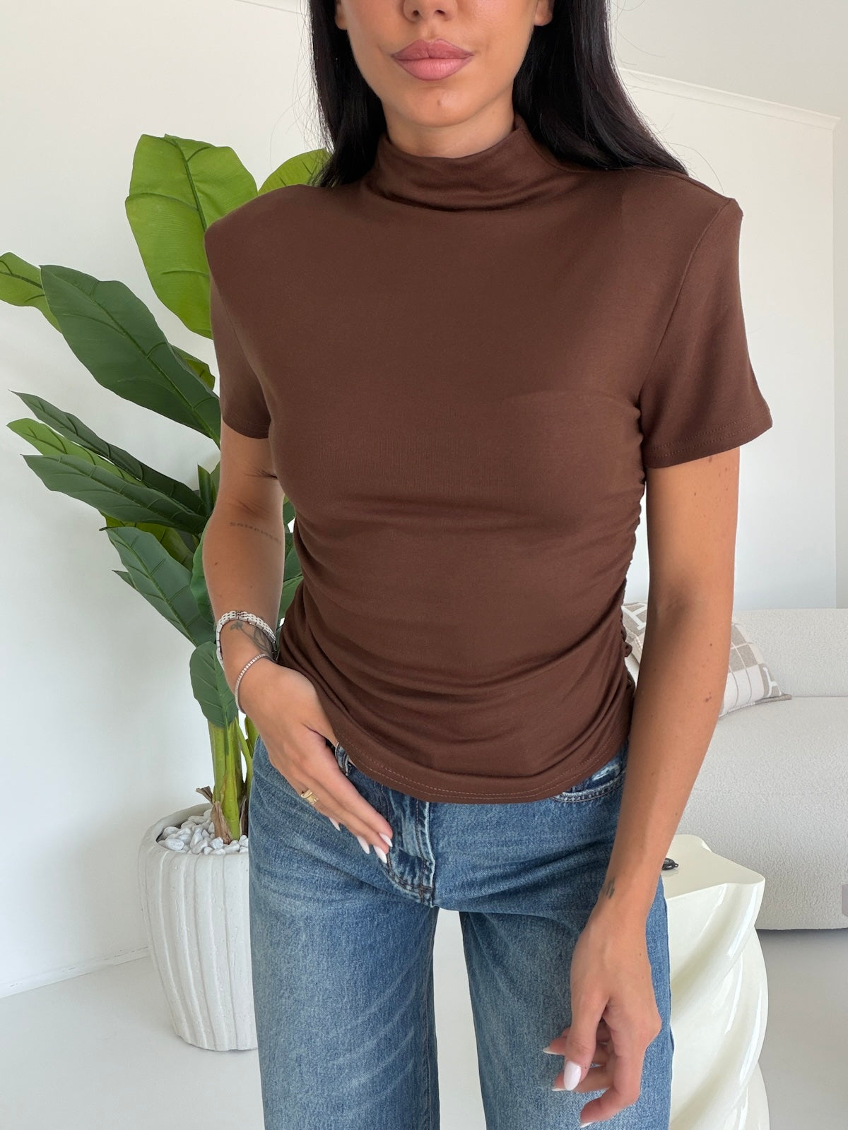 V76899-MAGLIA DEJAVU CHOCO