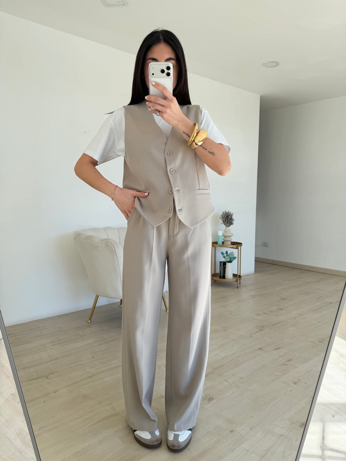 COORDINATO OFFICE TAUPE