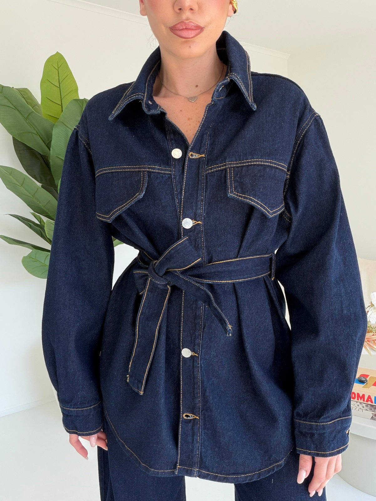 GB078-CAMICIA DENIM STEFY