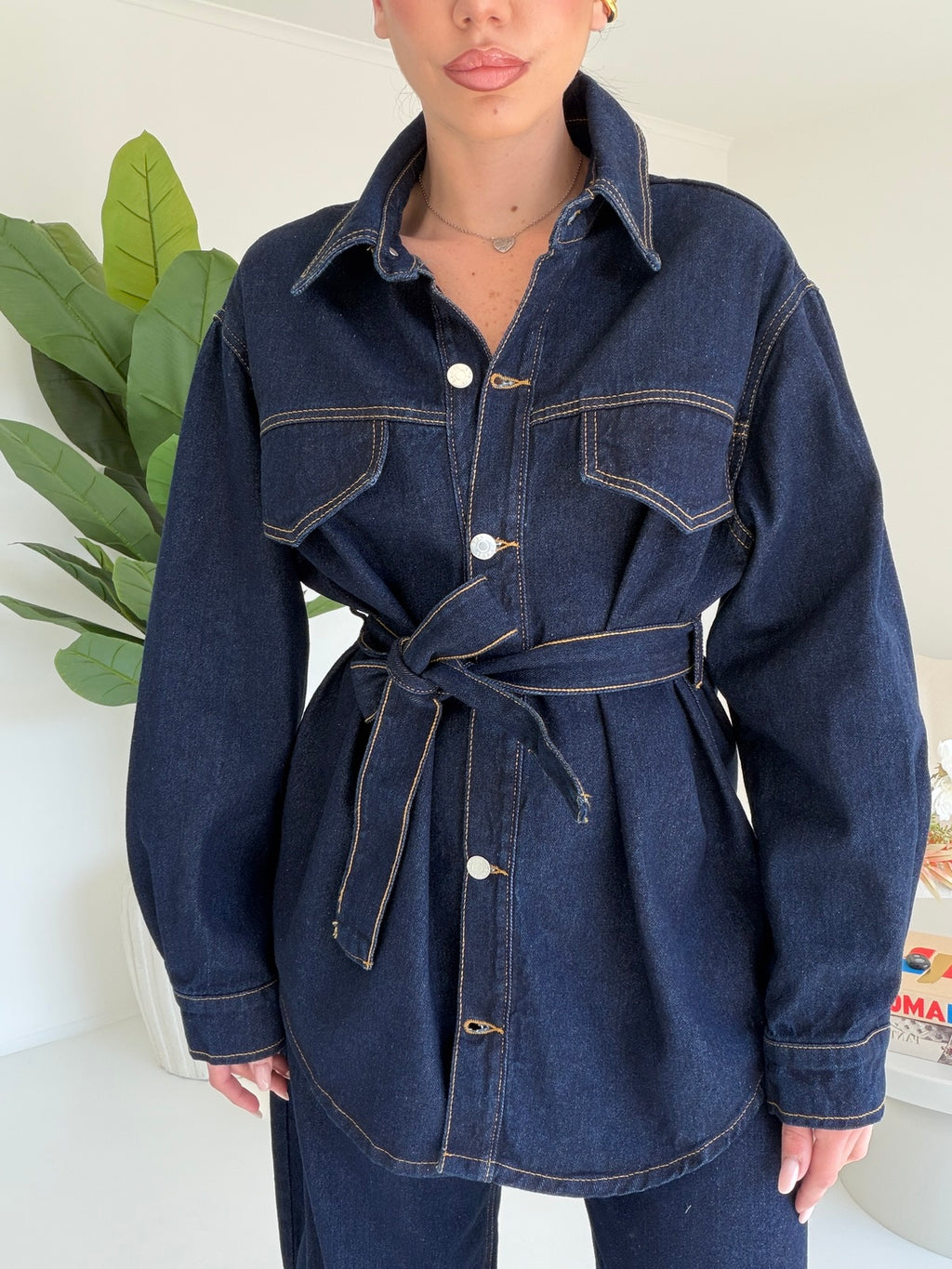GB078-CAMICIA DENIM STEFY