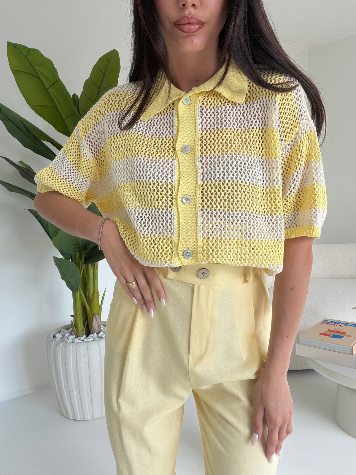 POLO STRIPES YELLOW