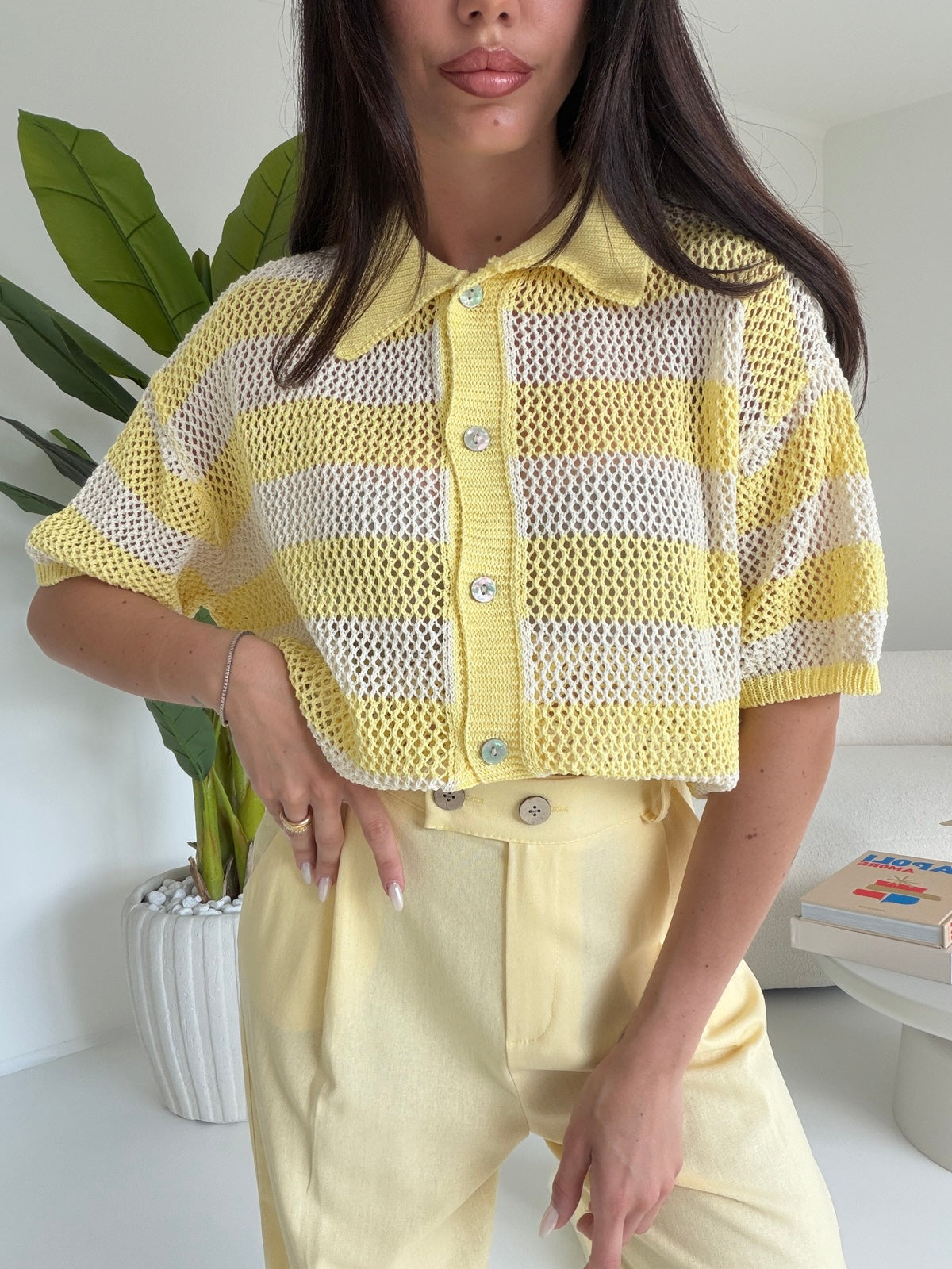POLO STRIPES YELLOW