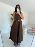TUTA OVERSIZE CHOCO