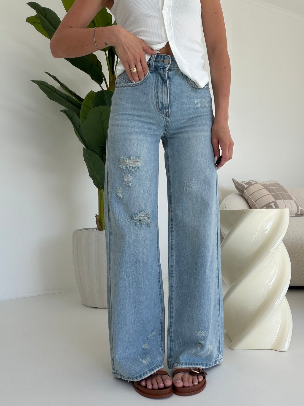 Y0526-JEANS PALAZZO ALEX