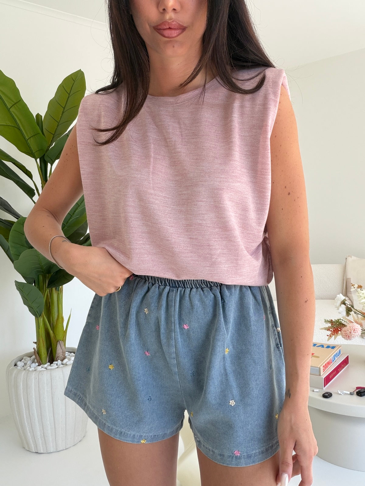 5717-MAGLIA EFFETTO SPALLINE PINK