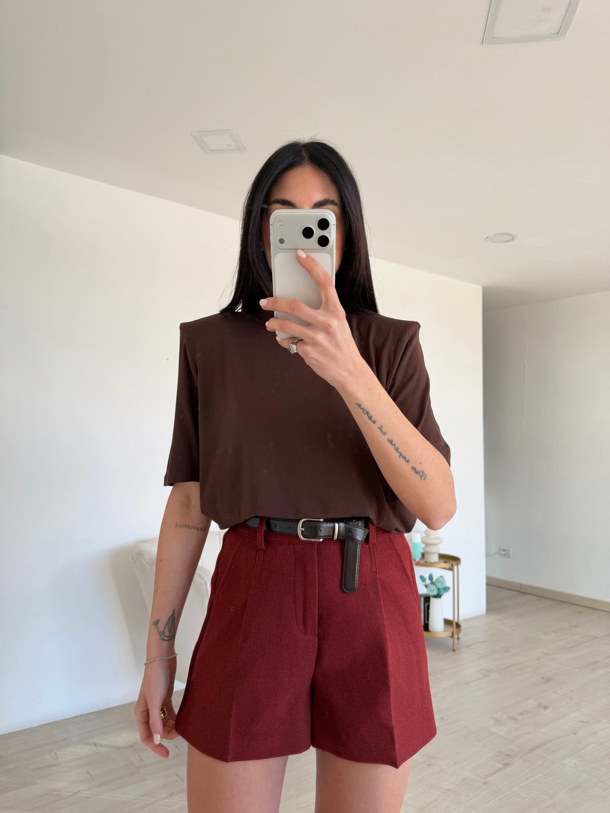 259878-SHORT IN PANNO CHERRY