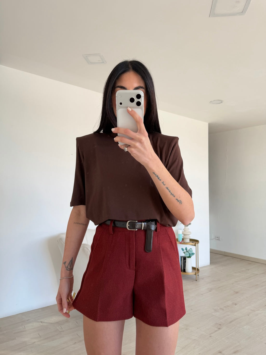 259878-SHORT IN PANNO CHERRY