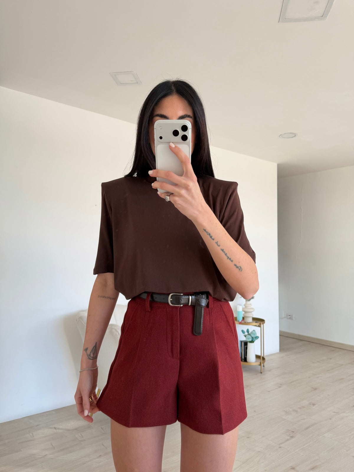 259878-SHORT IN PANNO CHERRY