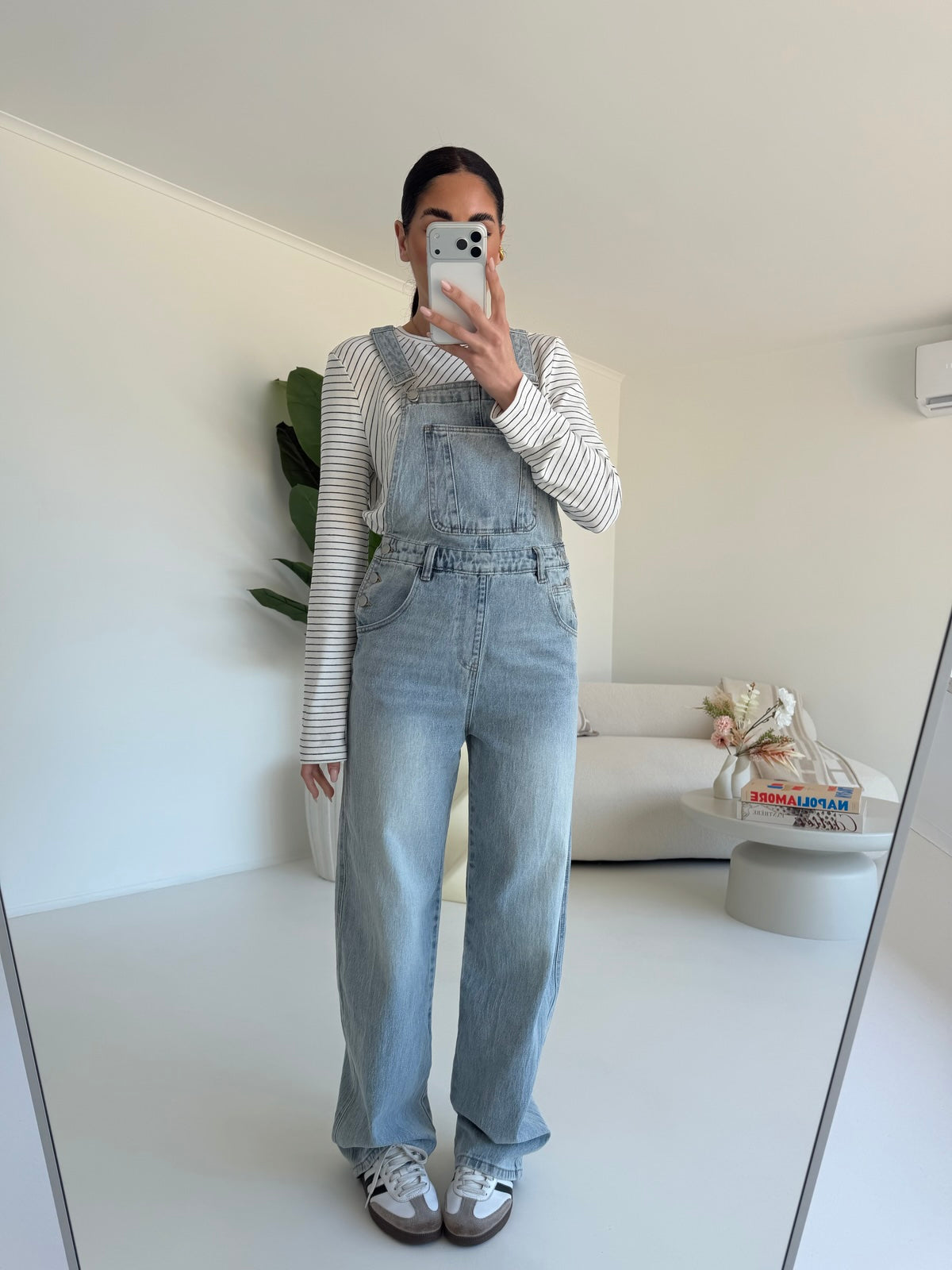 T8038-SALOPETTE DENIM