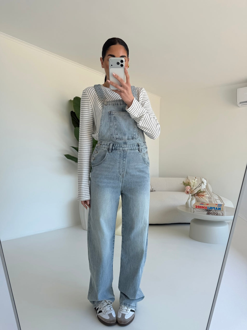 T8038-SALOPETTE DENIM