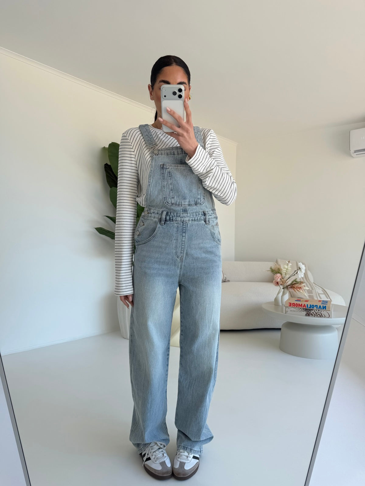 T8038-SALOPETTE DENIM
