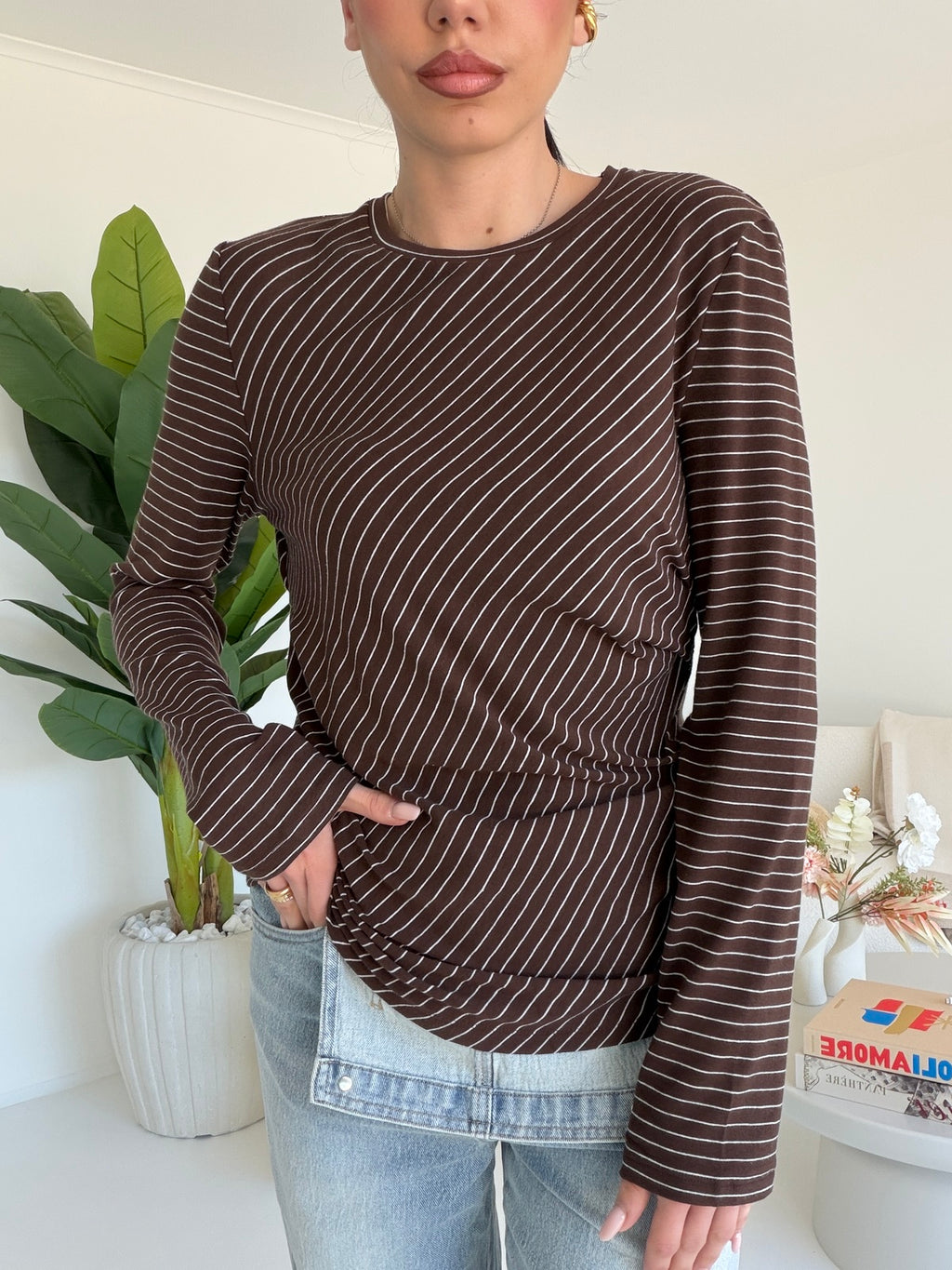 5663-MAGLIA MEREDITH CHOCO
