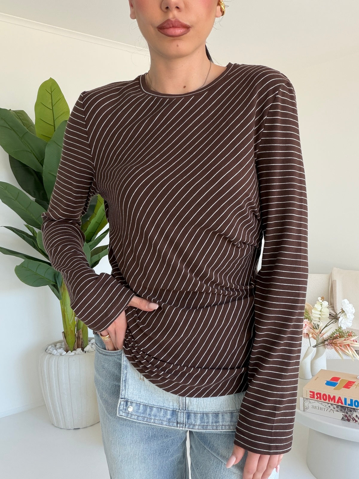 5663-MAGLIA MEREDITH CHOCO