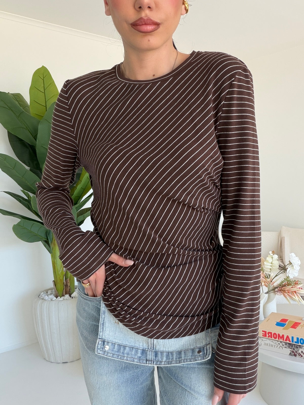 5663-MAGLIA MEREDITH CHOCO