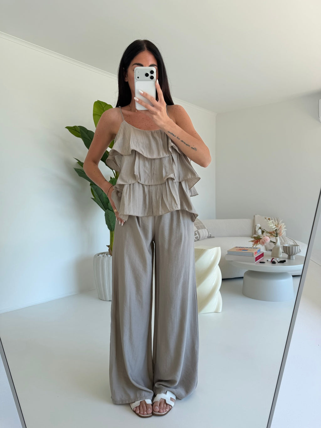 COORDINATO GALA TAUPE