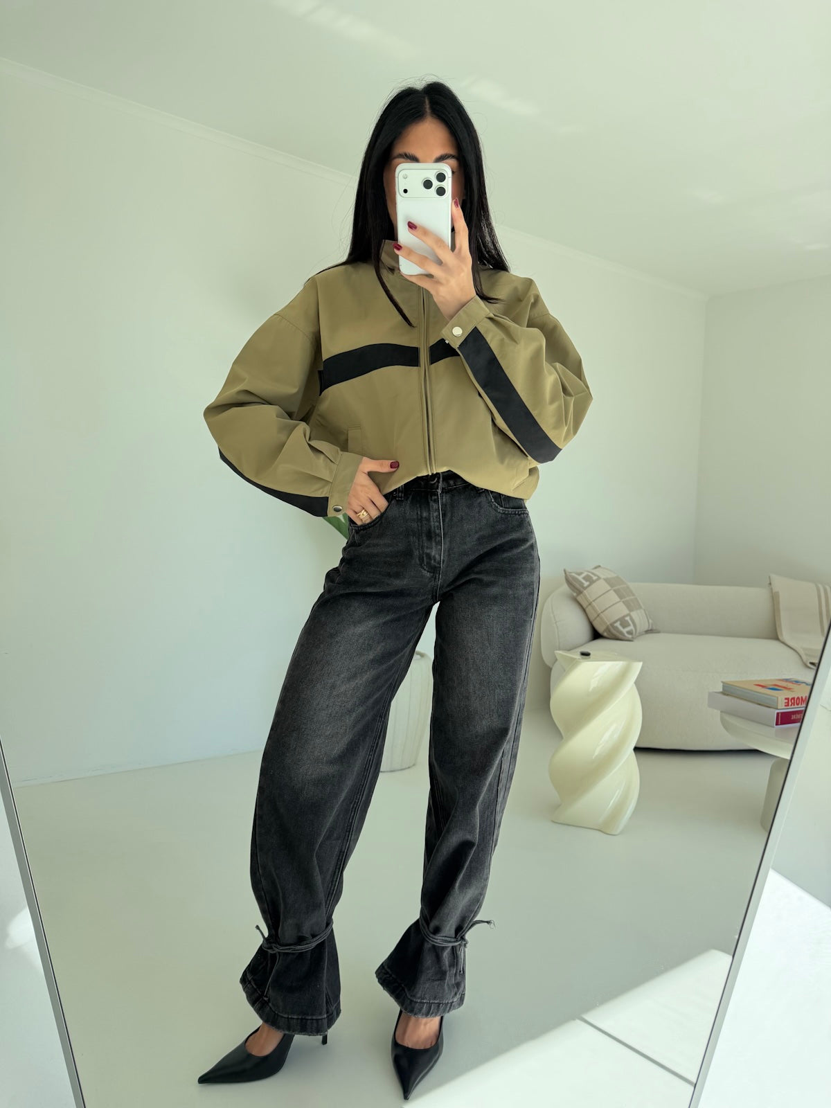 A3584-1-JEANS LACES NERO
