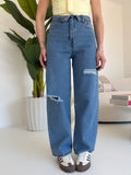 GB108-JEANS RISVOLTO RIPPED