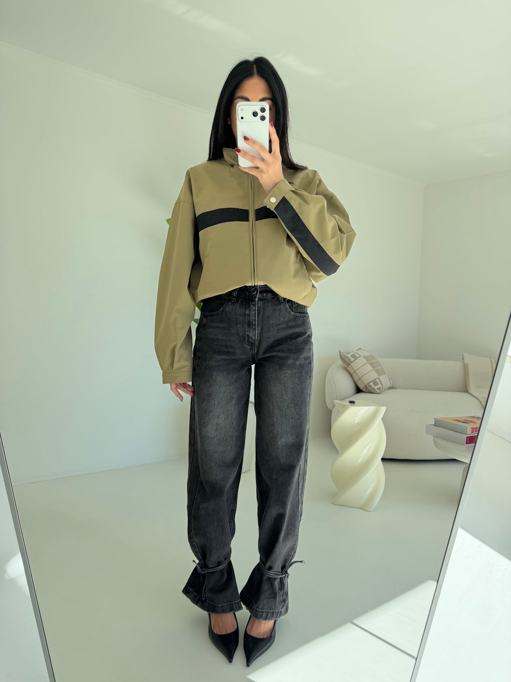 A3584-1-JEANS LACES NERO
