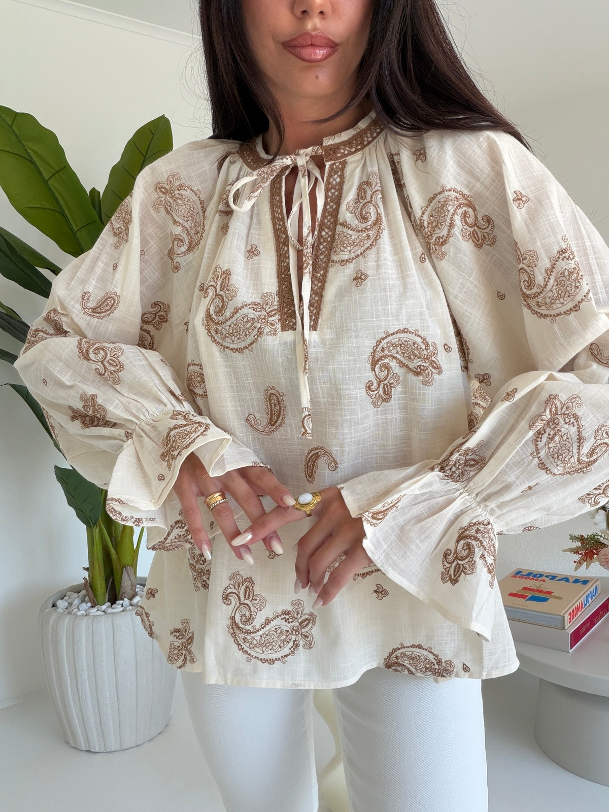C255-BLUSA VENTOTENE CHOCO